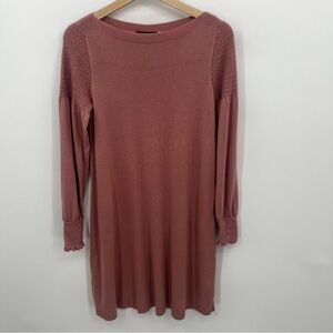 Ann Taylor SP NWT Coral Long Sleeve Dress